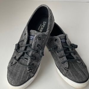 Sperry Glitter Fashion Slip On Sneaker EUC Sz 7